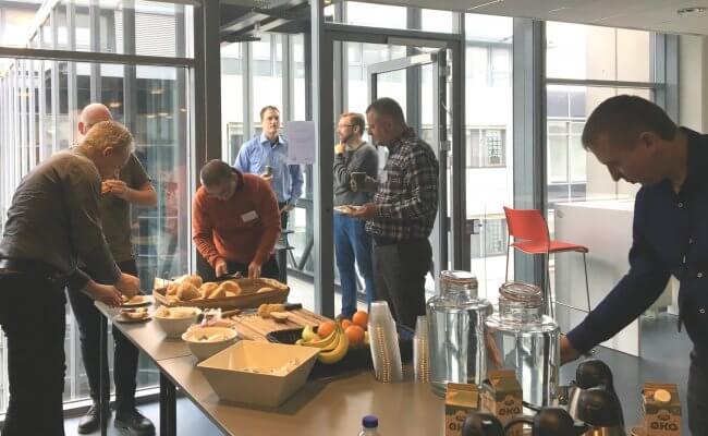 catering at a workshop