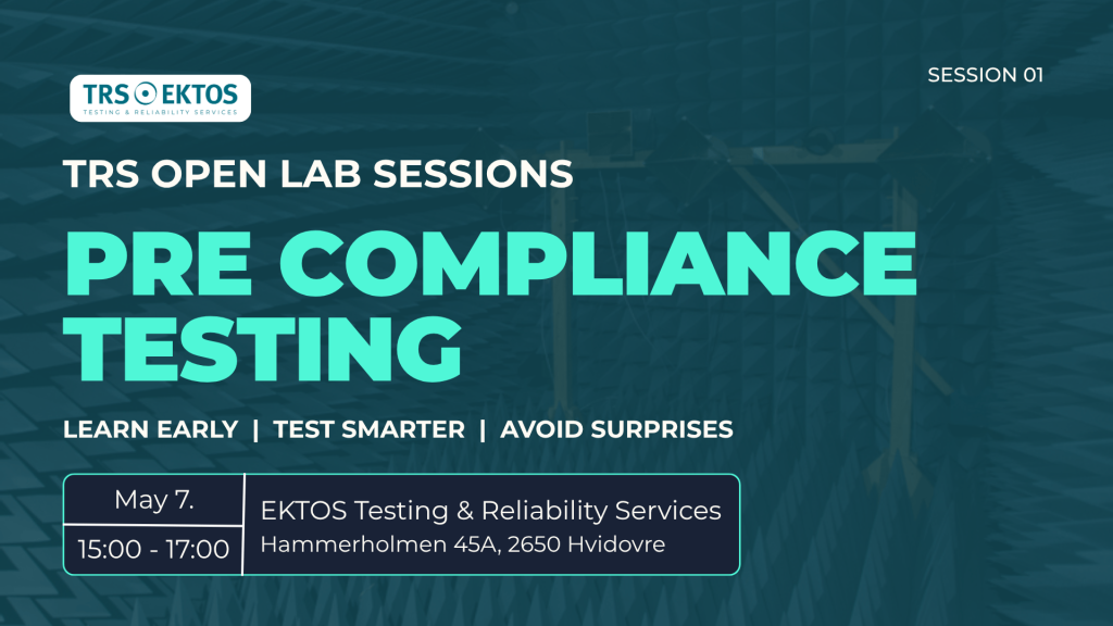 trs open lab sessions - pre compliance testing