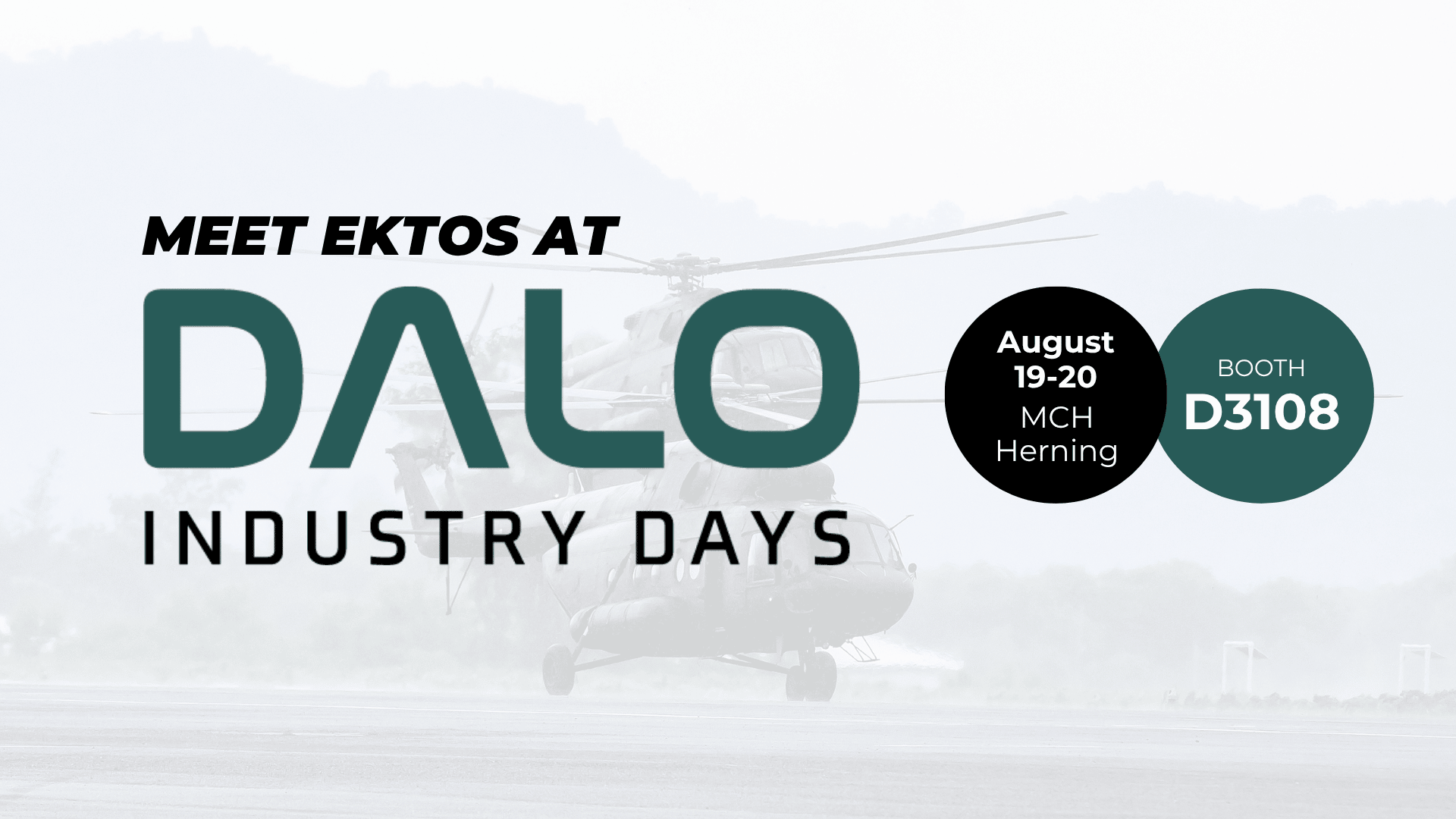 mød ektos på DALO industry days